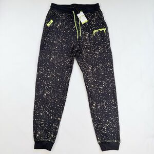 NEW Pit Viper Underground Key Player Sweatpant SMALL Joggers Black Neon Gorpcore